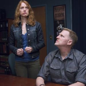 Still of Michael Rapaport and Alicia Witt in Justified (2010)