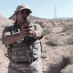 Rose Hill starring as Sergeant Sharma The Irrepressibles short webseries