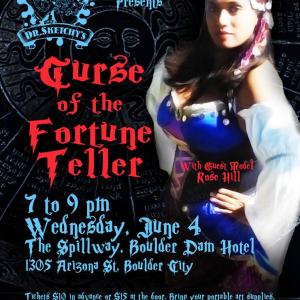 Rose Hill as Curse of the Fortune Teller Dr Sketchy