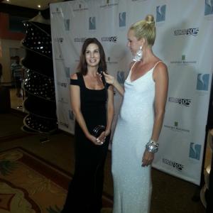 Being interviewed by FashionTV for Miamis Sexiest Awards Robynn received a nomination for Miamis Sexiest Actress wearing Narciso Rodriguez