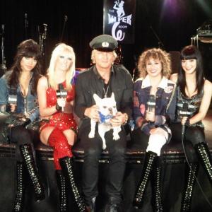 LOS ANGELES CA  Musician Matt Sorum with musical group Darling Stilettos on Fuse TVs The Noise