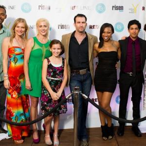 Red Line cast at the premiere.