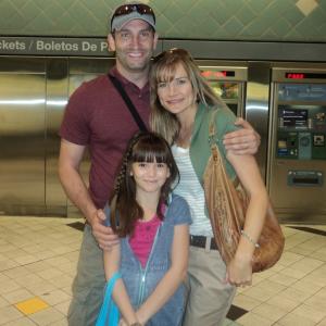Renee with her Red Line mom and dad, Kevin Sizemore and Kym Jackson.