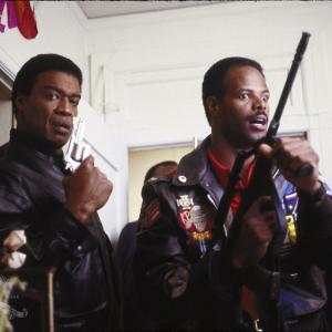 Still of Isaac Hayes, Keenen Ivory Wayans and Bernie Casey in I'm Gonna Git You Sucka (1988)