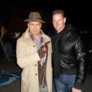 Client / Actor Cory Kipp on Set With Billy Zane