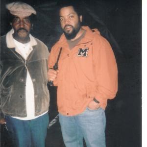 ICE CUBE and JAMES PAUL  Just another day on the set of THE LONGSHOTS