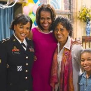 Yvette Saunders Michelle Obama guest star on Disneys Jessie
