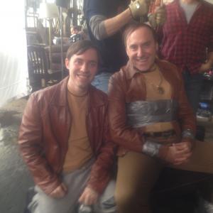 Paul Drechsler-Martell stunt doubling for Thiago Adorno Miguel for a commercial for SKY HDTV.