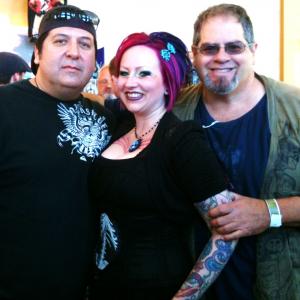 Inkerbella attends Monsterpalooza April 2012 Here with Actor Chuck Williams and Director John Fasano
