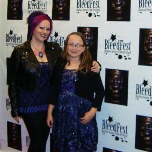 Inkerbella and Kelsey Shoup (Daughter) attend the Premiere of their film 