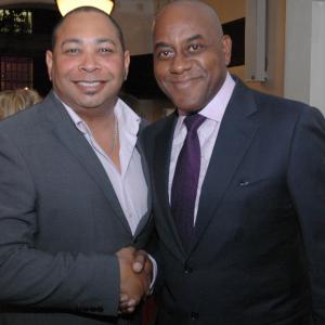 Actor Robby Haynes at the Lifestyle Awards with Mr Ainsley Harriott