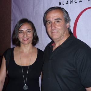 Luis Vitalino Grandón with actress Ximena Rivas at event of BOMBAL