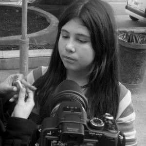 Ofelia Gutirrez on set shooting Dreaming Buenos Aires Argentina 2012