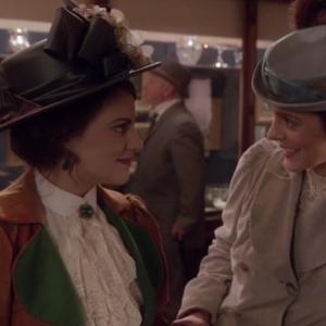 Sara Mitich and Georgina Reilly in Murdoch Mysteries and Toronto's Girl Problem