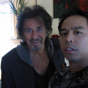Rey with legend Al Pacino!