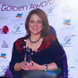 Janet Alvarez Gonzalez received the Latin Golden Award for Lifetime Achievement in Film 2015