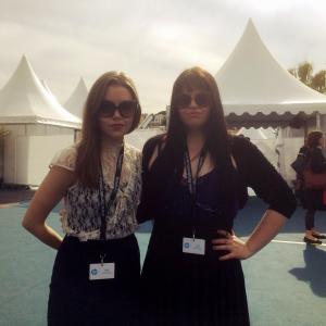 Festival De Cannes 2014, with actress Katja Jaskari