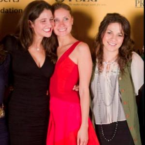Laura Thies, Sophia Parra, Laura Augarten at the Surviving Family Premiere NYC