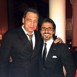 With my friend Holt McCallany http://www.imdb.com/name/nm0564697/
