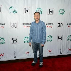 William Ngo at Brigitte Buny's 30th birthday bash at the W Hotel in Hollywood