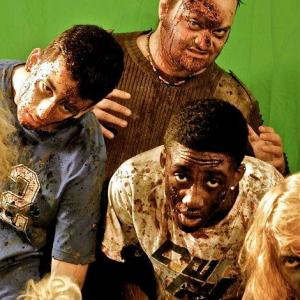 Green Screen behind the Scenes of Wasteland (2015)