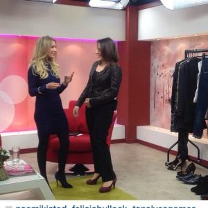 Guest presenting fashion and beauty segment for daytime chatshow on SKY the Chrissy B show!