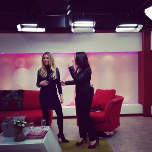 Guest presenting fashion and beauty segment for daytime chatshow on SKY 'the Chrissy B show'!