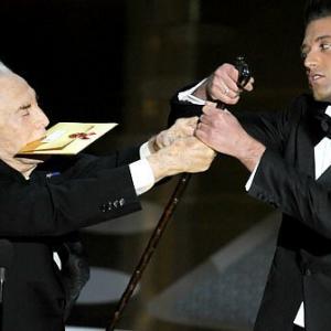 Hollywood legend Kirk Douglas and Omar Sharif Jr., 83rd Annual Academy Awards (2011)