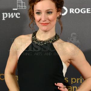 CarrieLynn Neales at the Canadian Screen Awards