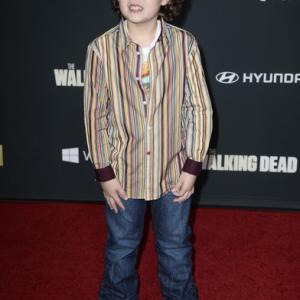 Luke at The Walking Dead LA Season 4 LA Premiere at Universal Studios
