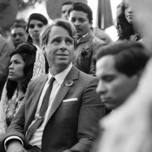RFK in CHAVEZ Jack Holmes as Sen Robert F Kennedy in Cesar Chavez America Ferrera Michael Pena Jacob Vargas and Rosario Dawson pictured