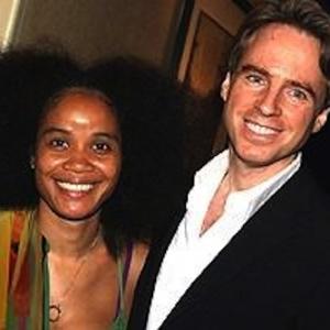 Jack Holmes at the Drama League Awards in New York City with Staceyann Chin.