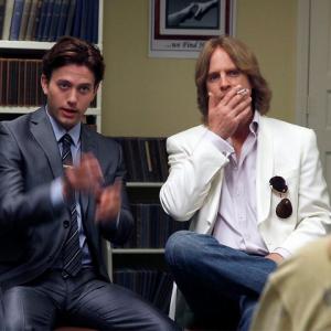 Jack Holmes as Chad Barrows and Jackson Rathbone as Bobby Kelly in 