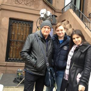 Cameron Fachman, Director- Bob Giraldi and Angelica Boccella. On set 