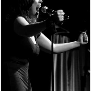 Melissa singing at the award-winning Carnegie Hall Show