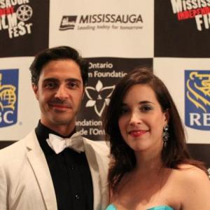 Melissa at the Mississauga Independent Film Festival