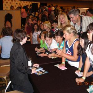 Me signing autographs at the CHOC 2012 Charity Event in Anaheim CA on August 19 2012 So honored to be an invited celebrity guest of this event to raise funds for the Childrens Hospital of Orange County