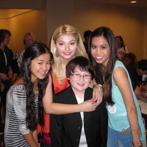 Me with my friends and fellow alumni of Gary Spatz The Playground  A Young Actors Conservatory Ashley Argota Stefanie Scott and Tiffany Espensen at the CHOC 2012 Charity Event