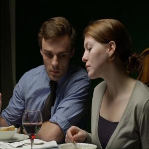 Still of Meagan Lee Farrell and Thomas Wesson in Dinner at Desmonds 2012