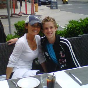 Dale Whibley with Kelly Carlson at One Restaurant in Toronto