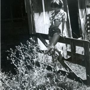 Posing for the Pranksters out on the Farm circa 1974
