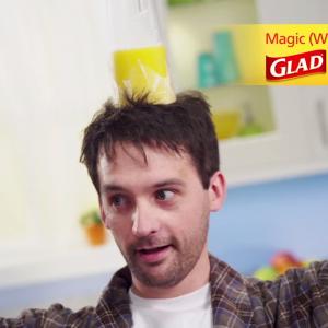 Still from Glad Magic Wrap Commercial spot