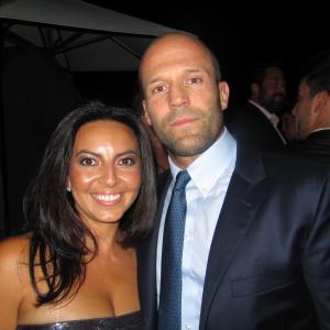 Lisa Leyva and Jason Statham at The Expendables 2 After Party, Drais Hollywood, August 15, 2012