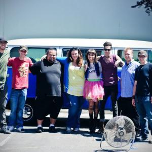 The Cast and Crew of The Thrill Music Video.