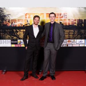 Luis Ventura and Alexander Davies at the Tetro Rouge Premiere.