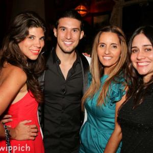 At the LA Brazilian Film Festival After Party With Carola Parmejano Meire Fernandes and Alessandra Negrini