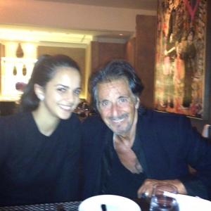 Still of Shani Atias and Al Pacino at the Toronto Film Festival
