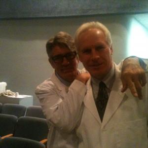 Eric Roberts  Tim Kaiser from the set of Fractured