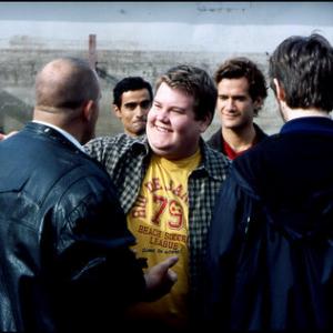 James Corden and Richard Sumitro in Heroes and Villains 2006