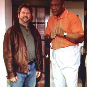 Douglas Wester World Heavyweight Boxing Champ George Foreman behind the scenes Casual Male commercial